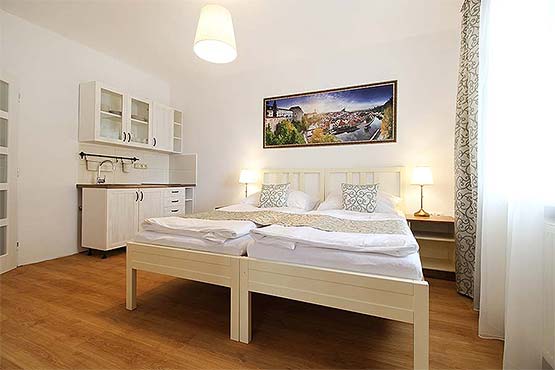 Apartmán Edvarda Beneše, ubytování Český Krumlov - interiér, apartmány Villa Gallistl